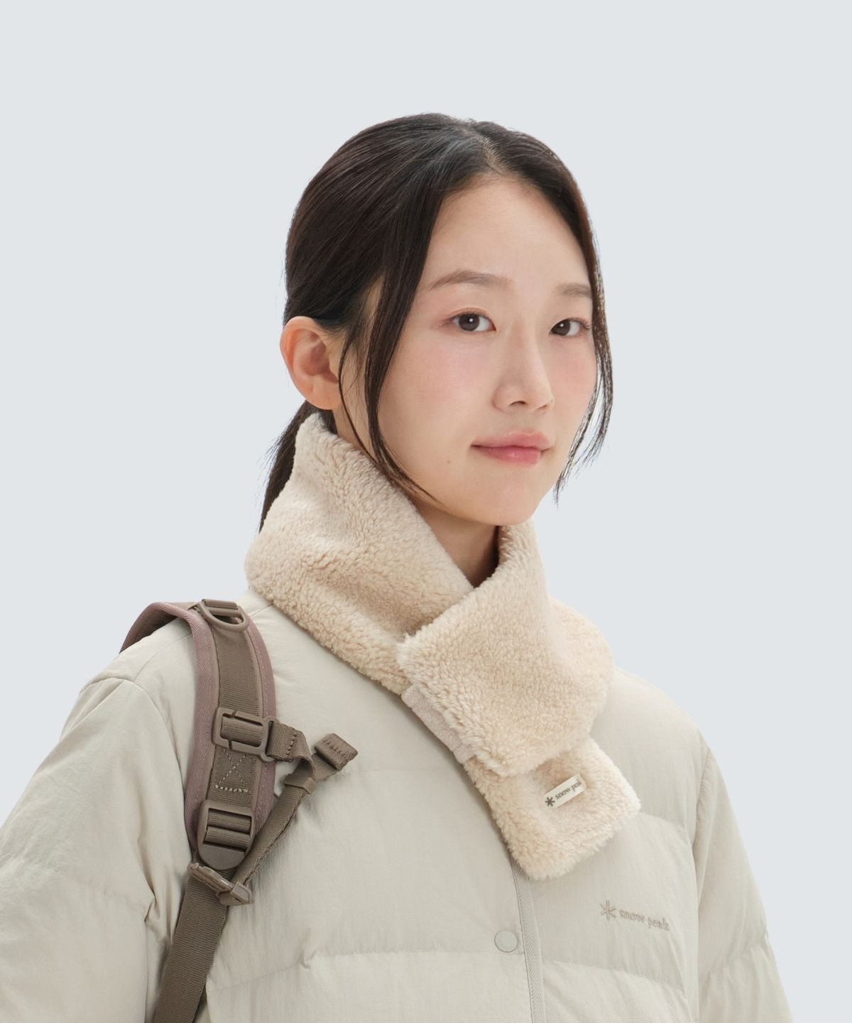 【代購】Snow Peak 雪諾必克 Boa Fleece Muffler 毛絨 圍巾 S24WWFWA02