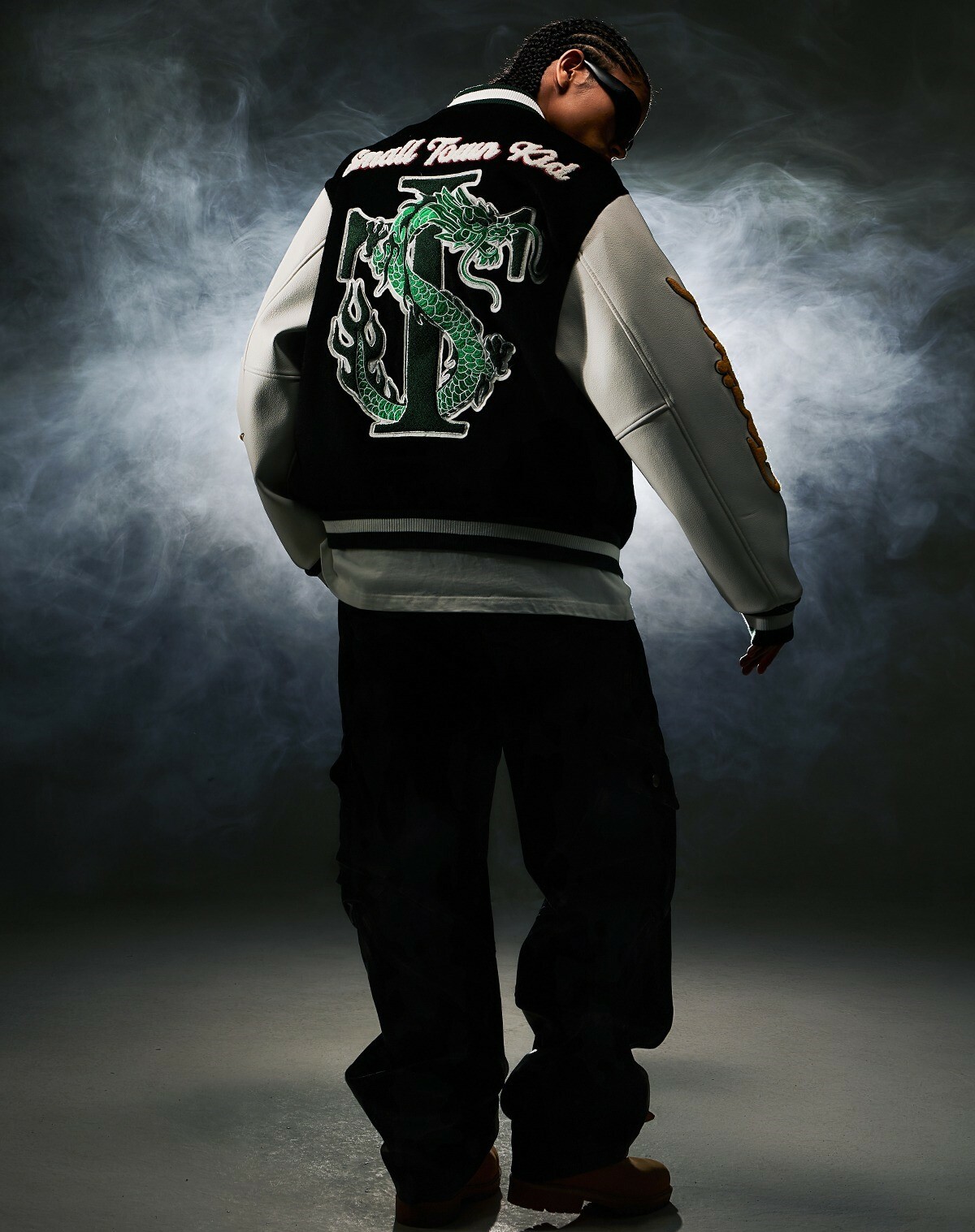 STK SmallTownKid 功夫毛巾繡 龍年限定 棒球外套