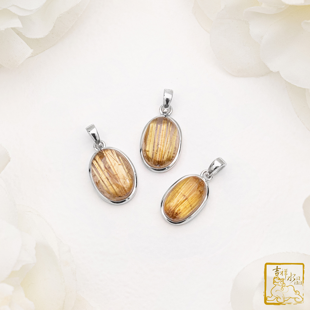 鈦晶蛋面墜 2g 催旺財運