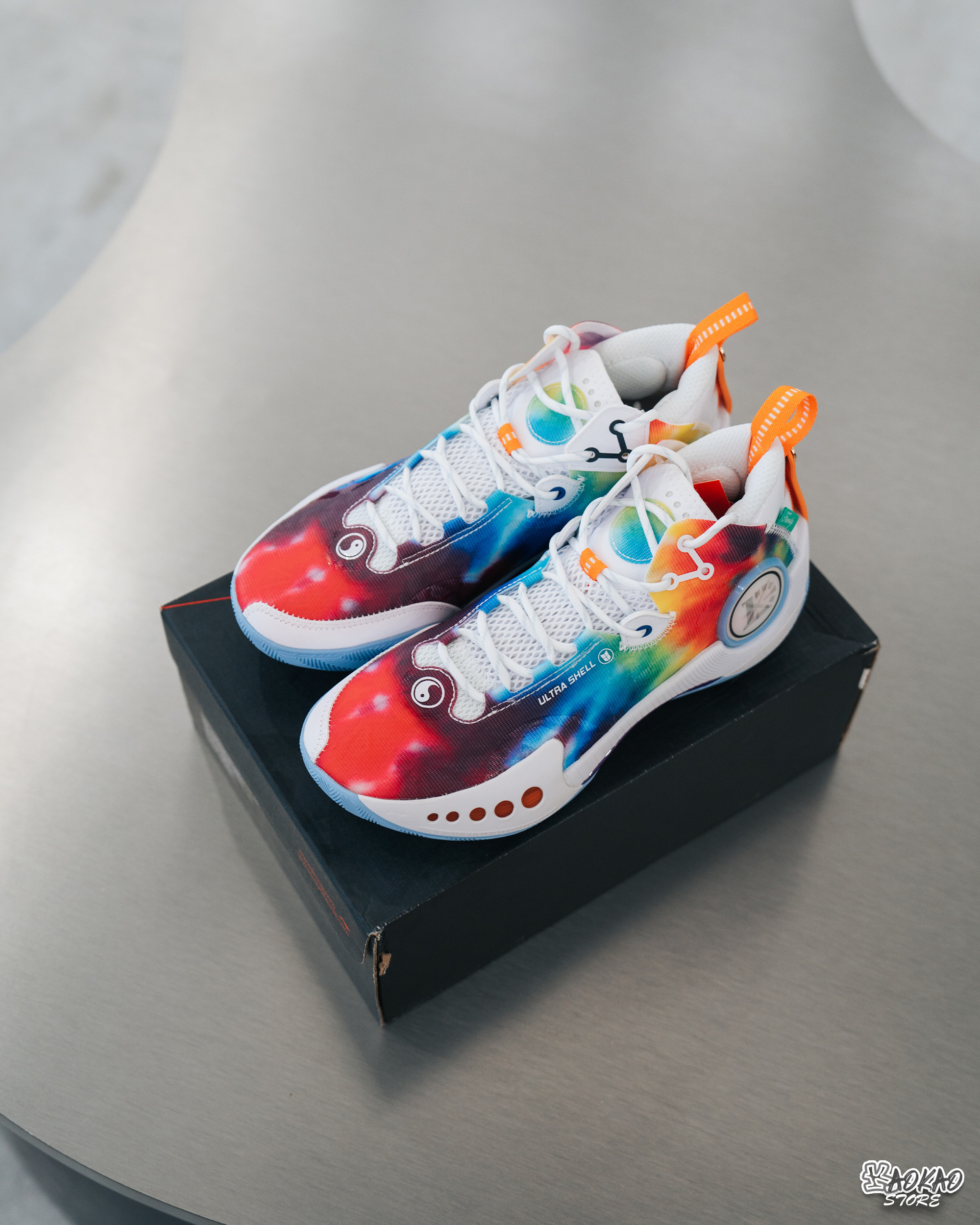 【LI-NING 李寧】韋德幻影3 男子籃球鞋紫色/新湖人黄 ABPR049-8