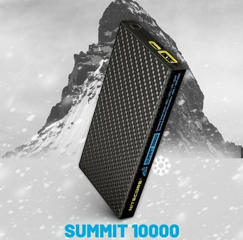 Nitecore SUMMIT 10000mAh  Carbon Power Bank