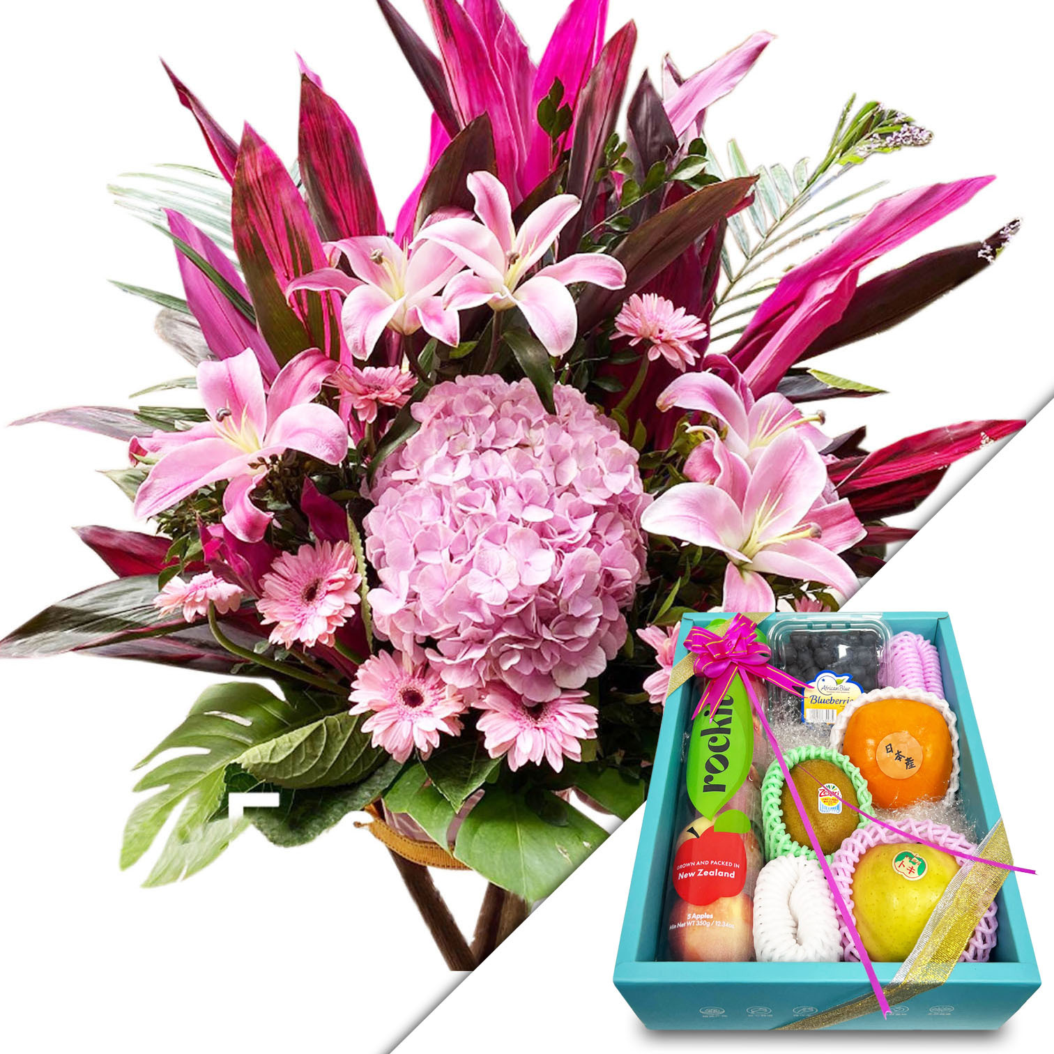開張優惠套餐 花籃+果盒 08