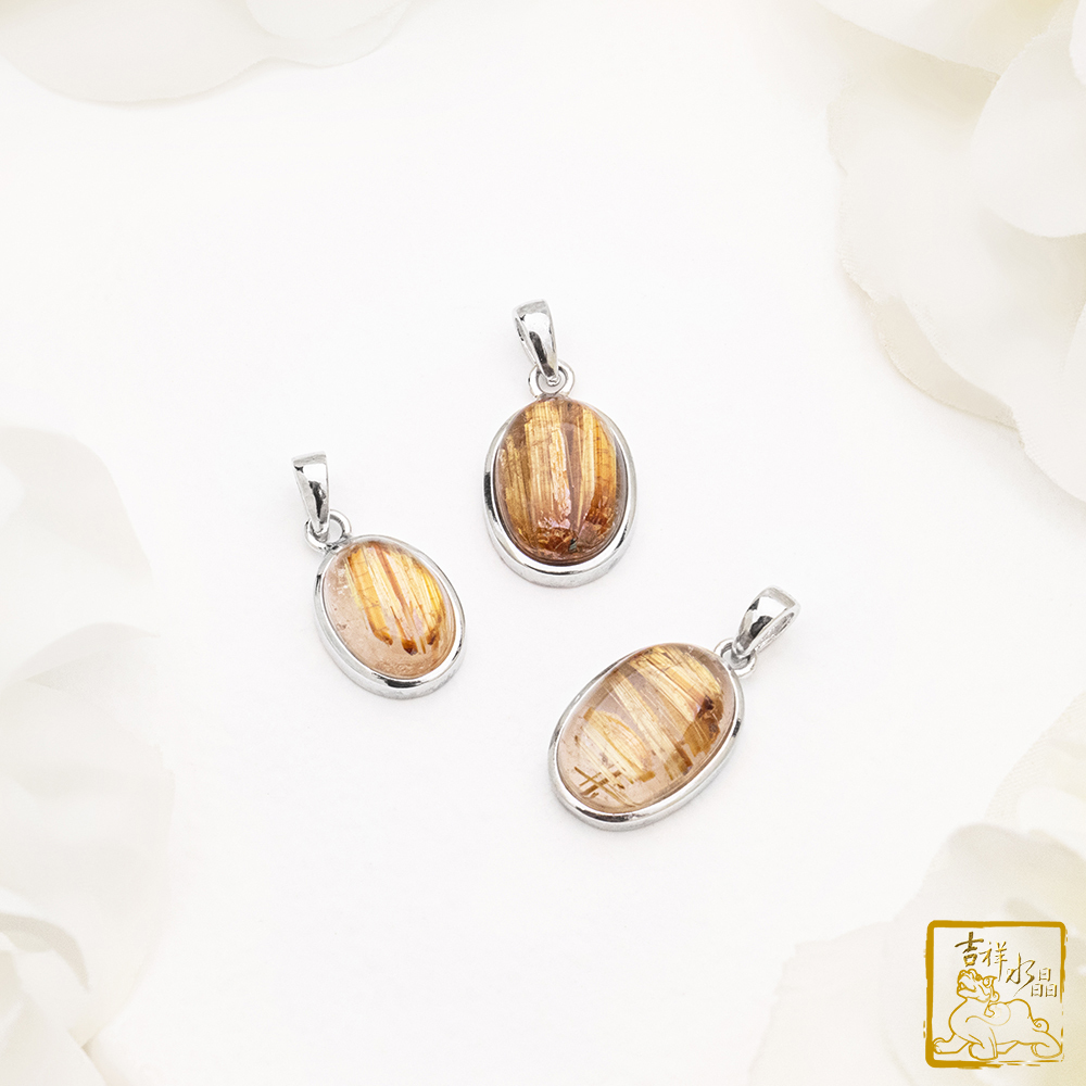 鈦晶蛋面墜 2g 提升財運