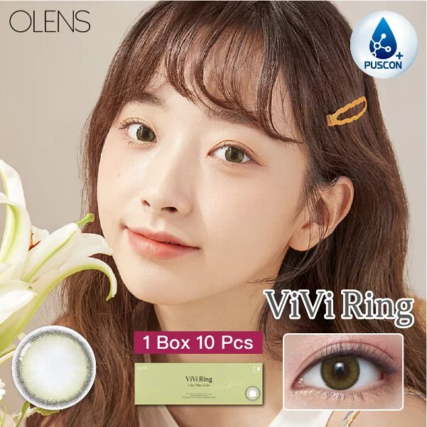 [日拋] OLENS Vivi Ring 1 Day Olive 奈奈小鹿抹茶｜每盒10片