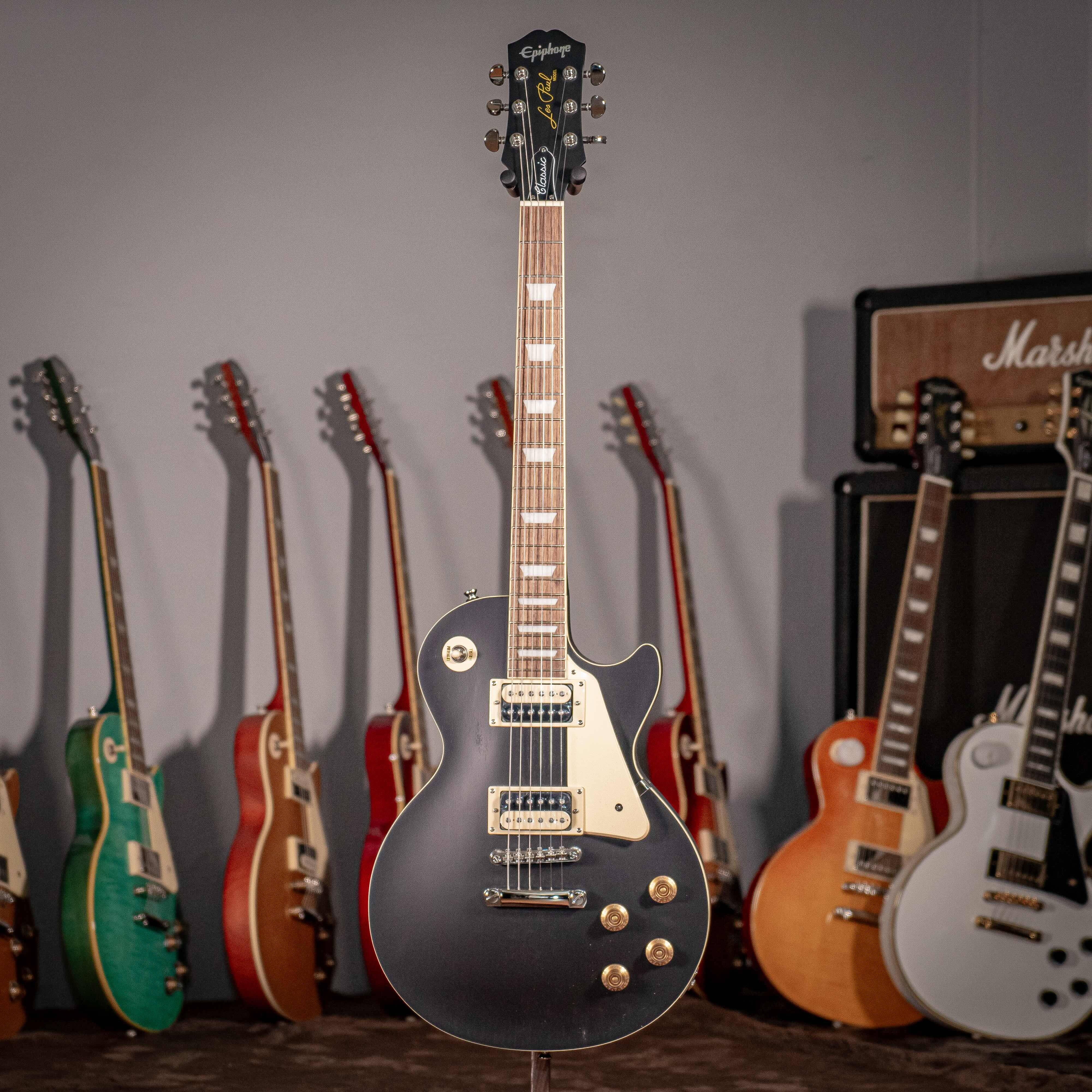 Epiphone Les Paul Classic Worn - Worn Ebony 電吉他
