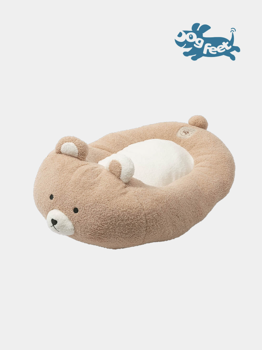 【DOG FEET】軟綿綿造型睡床 熊熊｜犬貓適用