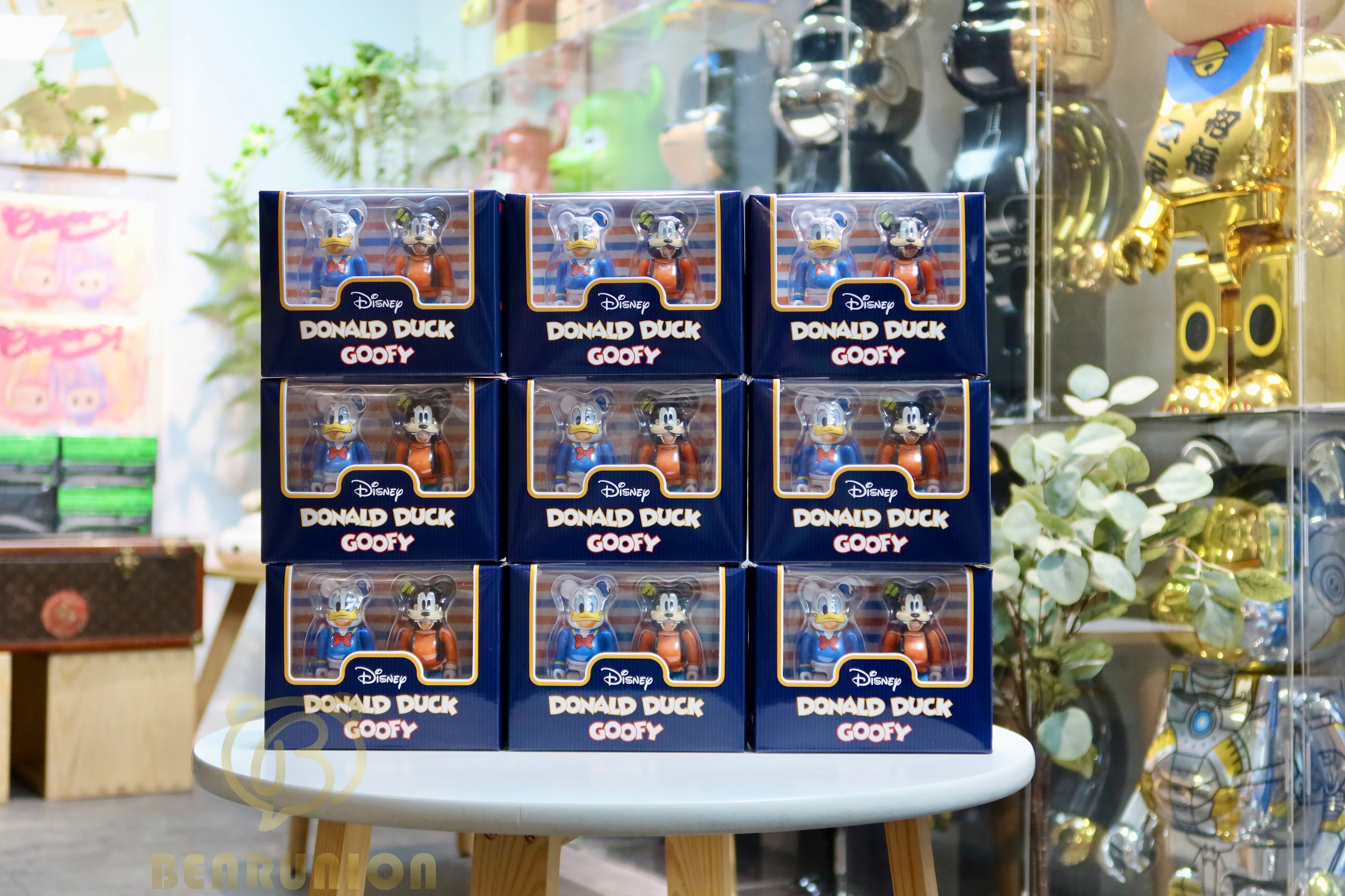 🥇現貨🥇Bearbrick 100% DONALD DUCK & GOOFY 2PCS SET