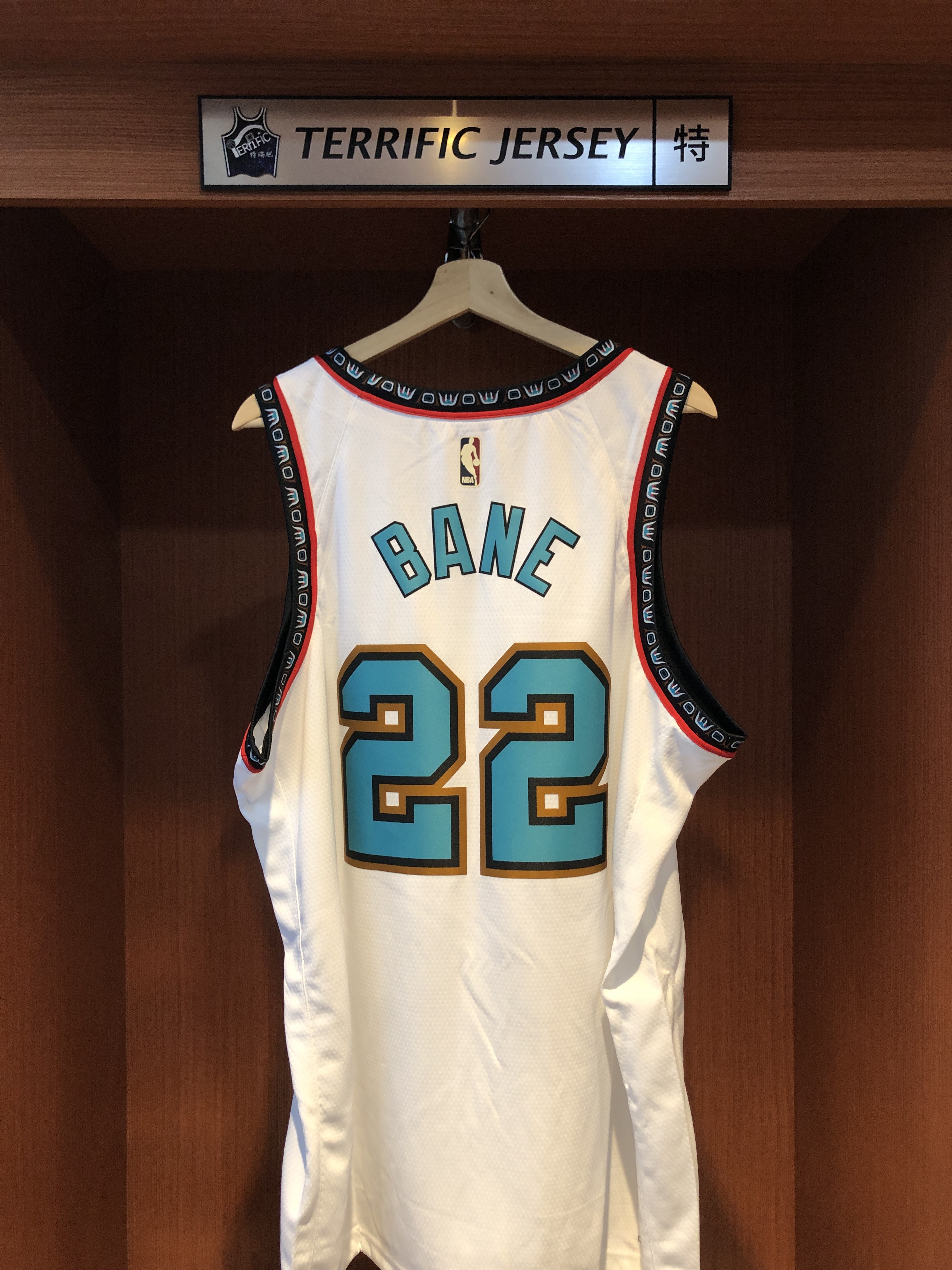 NBA球衣 Desmond Bane 曼菲斯灰熊復古白 HWC Nike Swingman 球迷版 熱轉印 全新