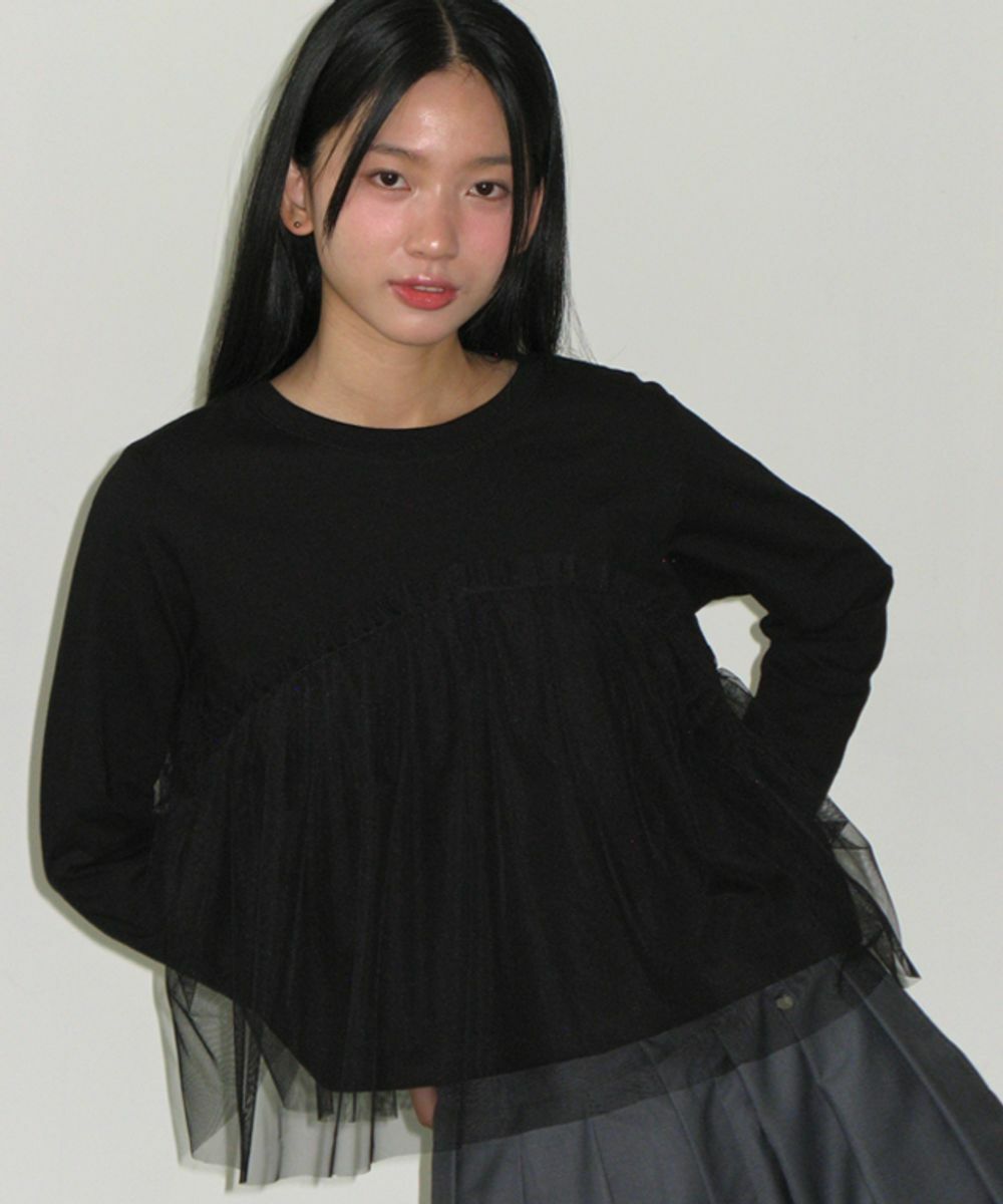 RONRON SHEER LAYERED LONG SLEEVE