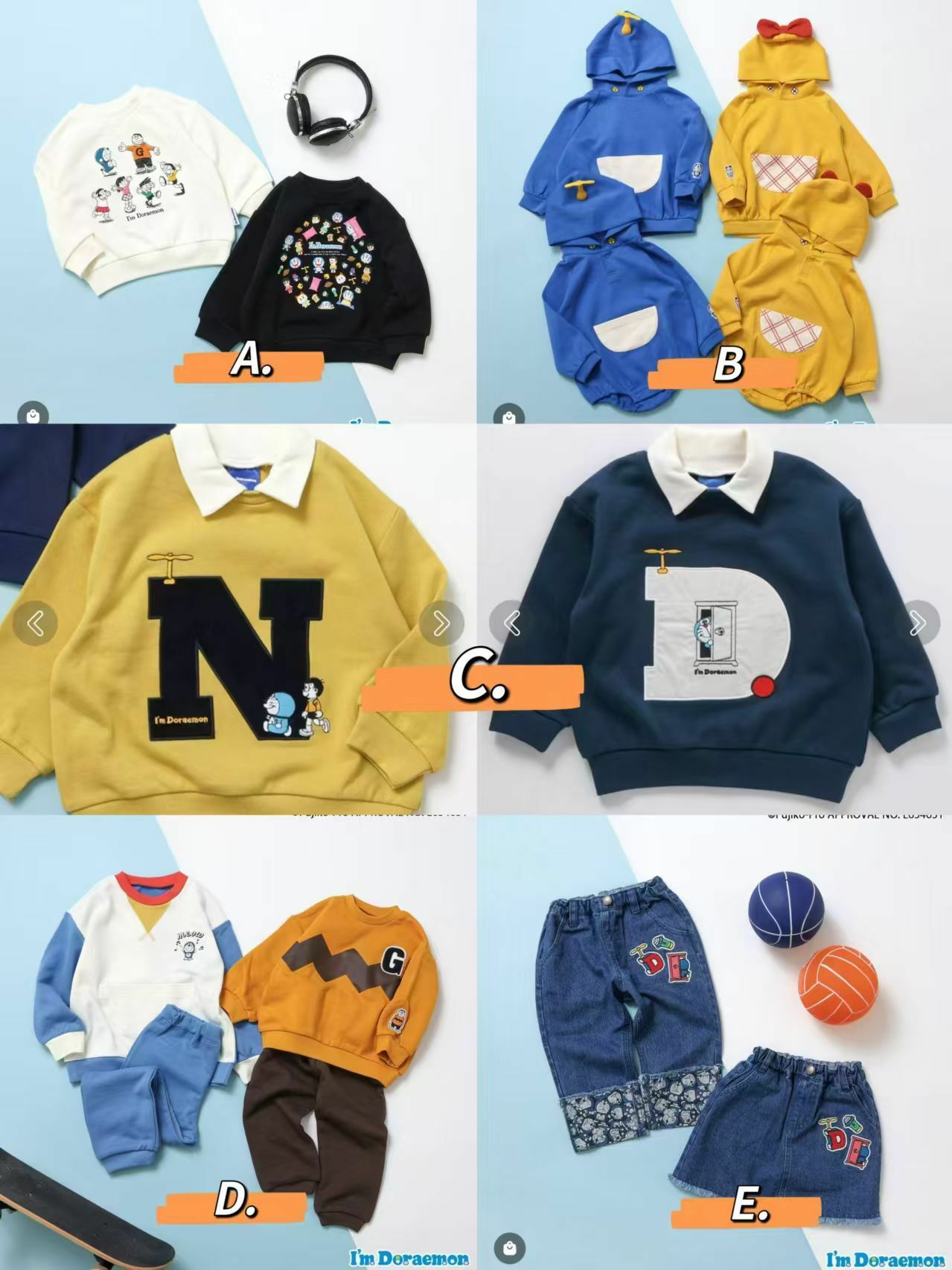 廠單 Doraemon x Apres系列