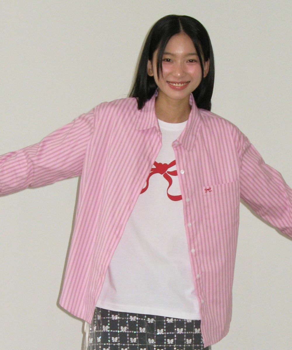 RONRON ROUND COLLAR POCKET SHIRT