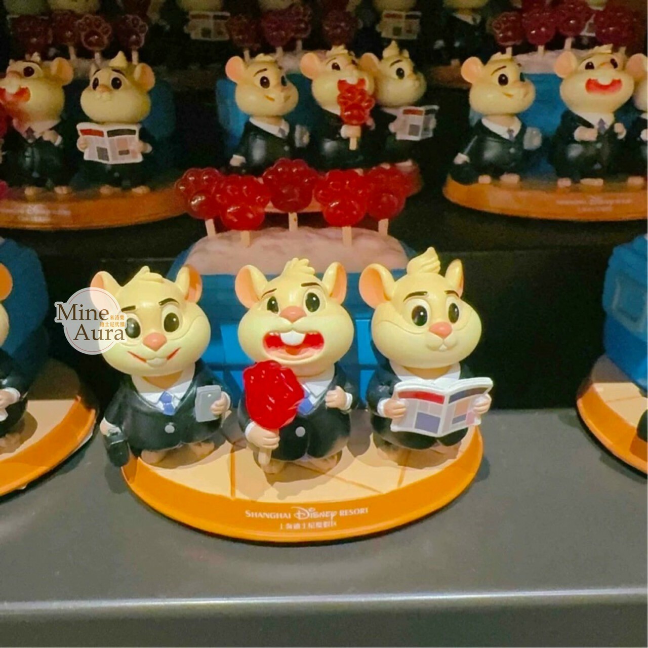 銀行職員 旅鼠 造型 擺飾品 動物方城市 Zootopia -上海迪士尼樂園