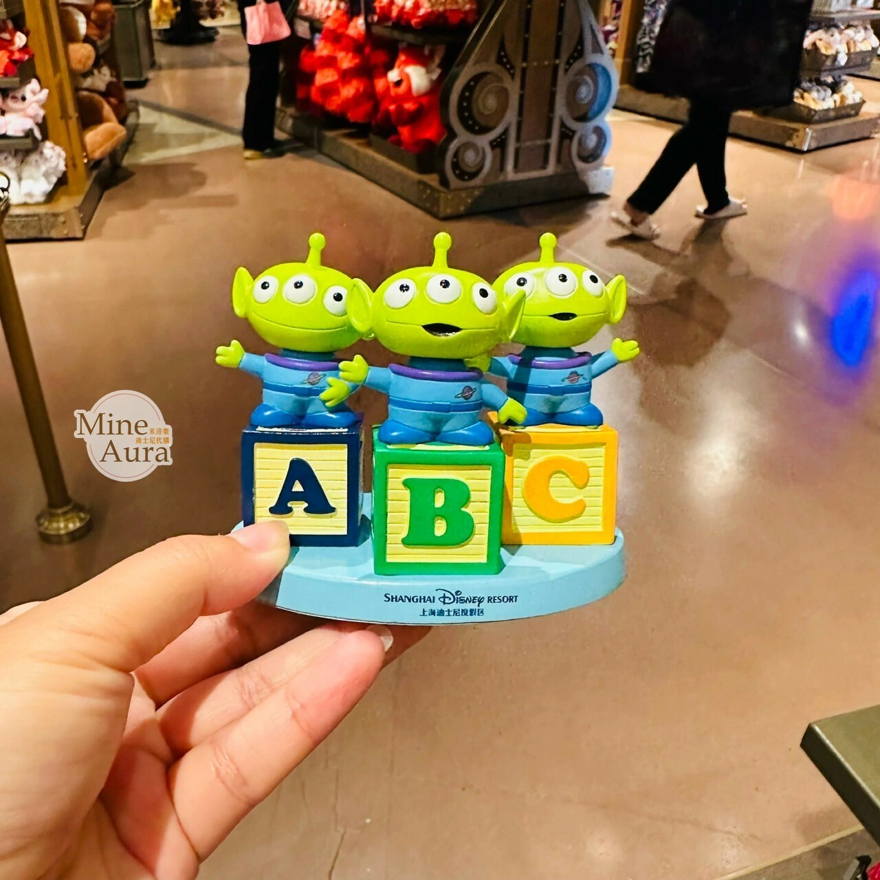 三眼怪 Alien 搖頭設計 造型 擺飾品 玩具總動員 Toy Story -上海迪士尼樂園
