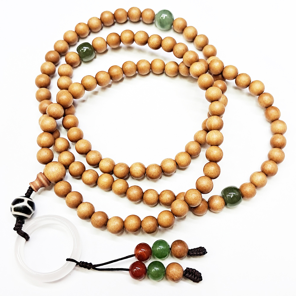 檀香木108念珠8mm【十方】153801