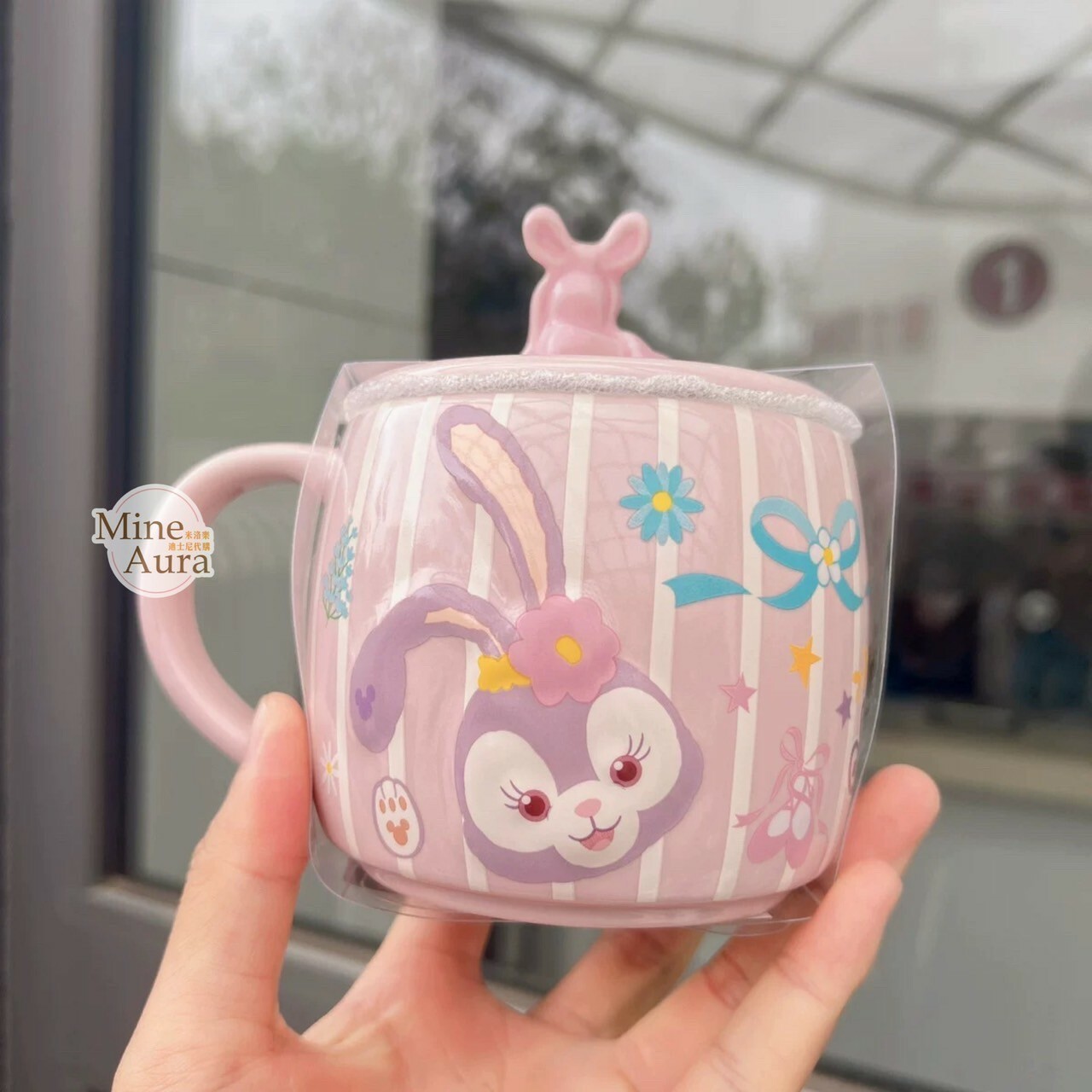 史黛拉露 星黛露 StellaLou 芭蕾 造型附蓋 馬克杯 水杯 -上海迪士尼樂園