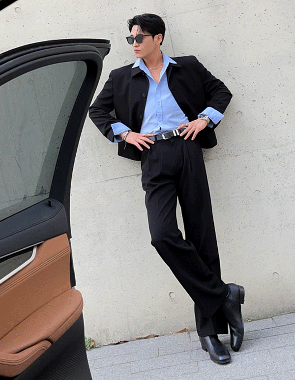 Mac Blazer短版西裝外套 細摺西裝褲