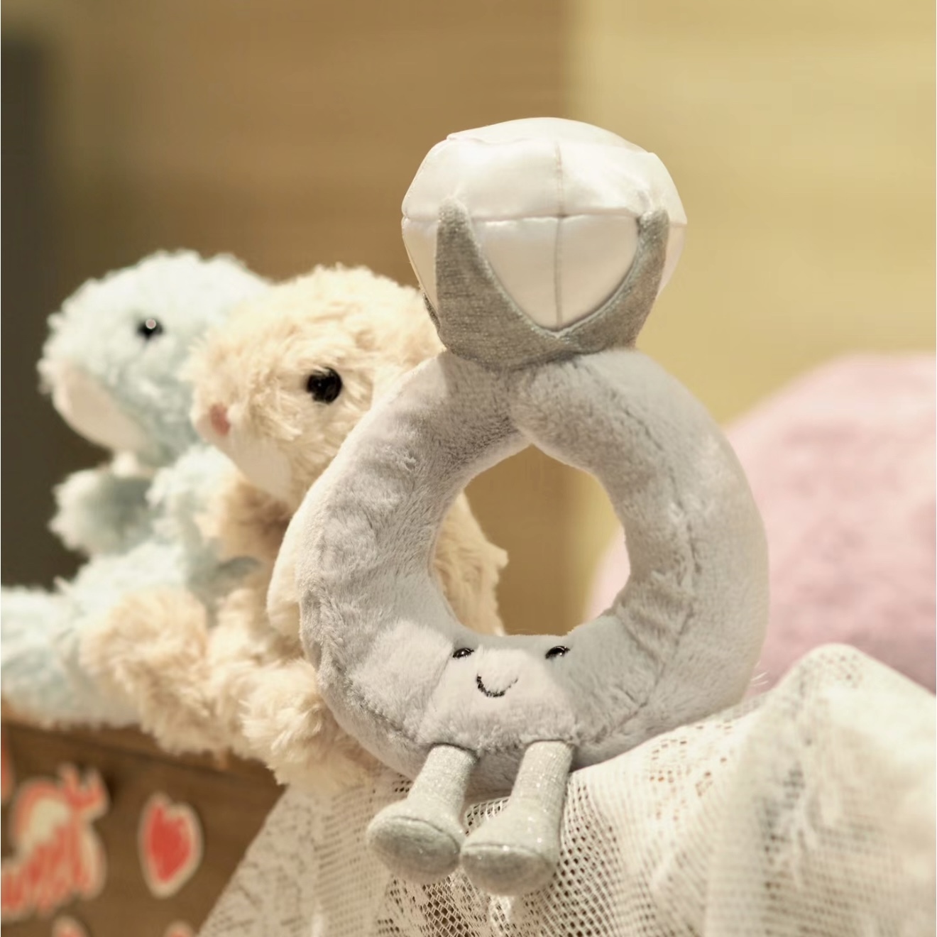 ［美國現貨］Jellycat Amuseables Diamond Ring