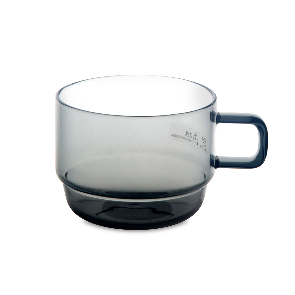 日本HARIO COLORS 300ml 堆疊玻璃耳杯 (灰色) -HCM-300-GR