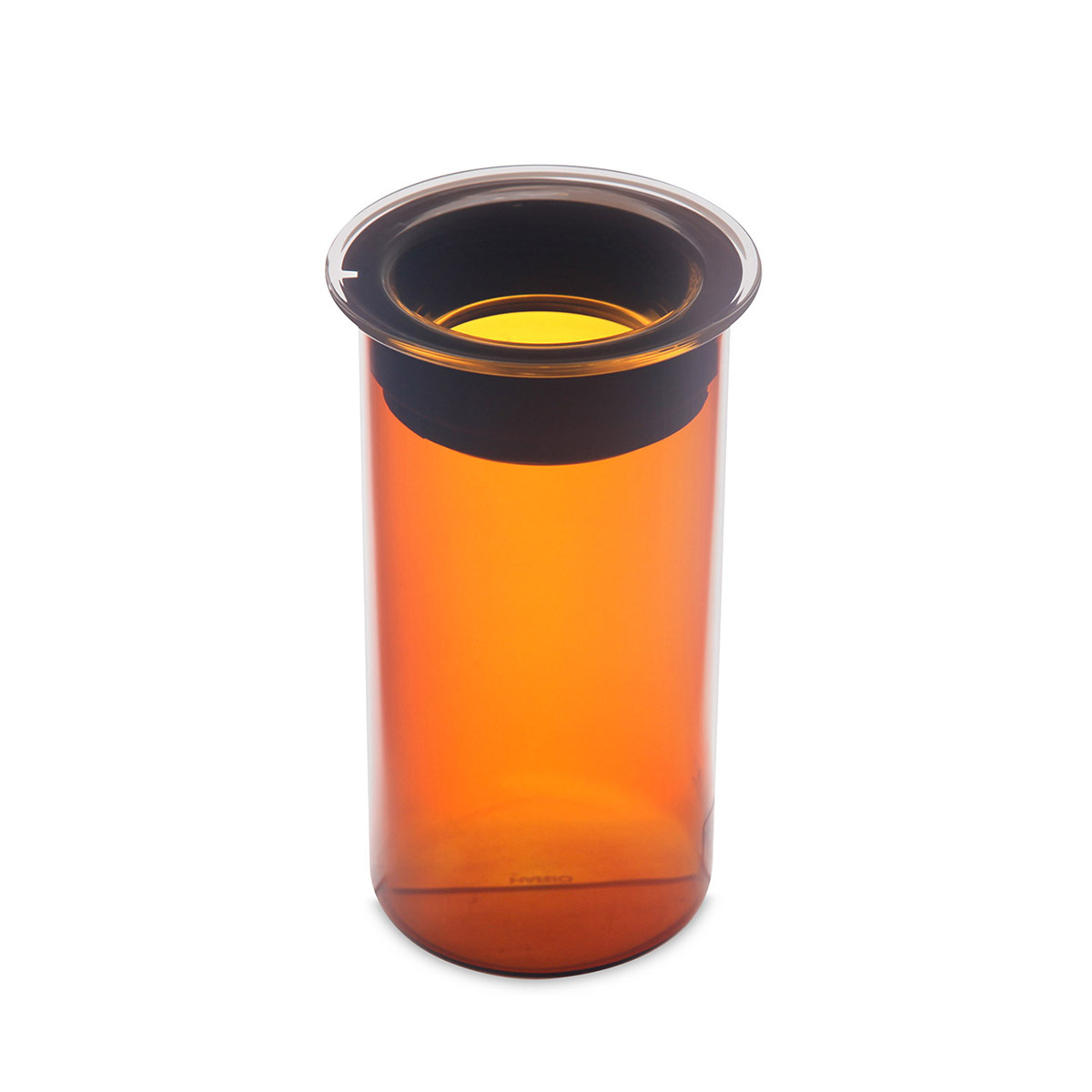 日本HARIO COLORS 400ml 玻璃罐 (琥珀色) -HCN-400-AB