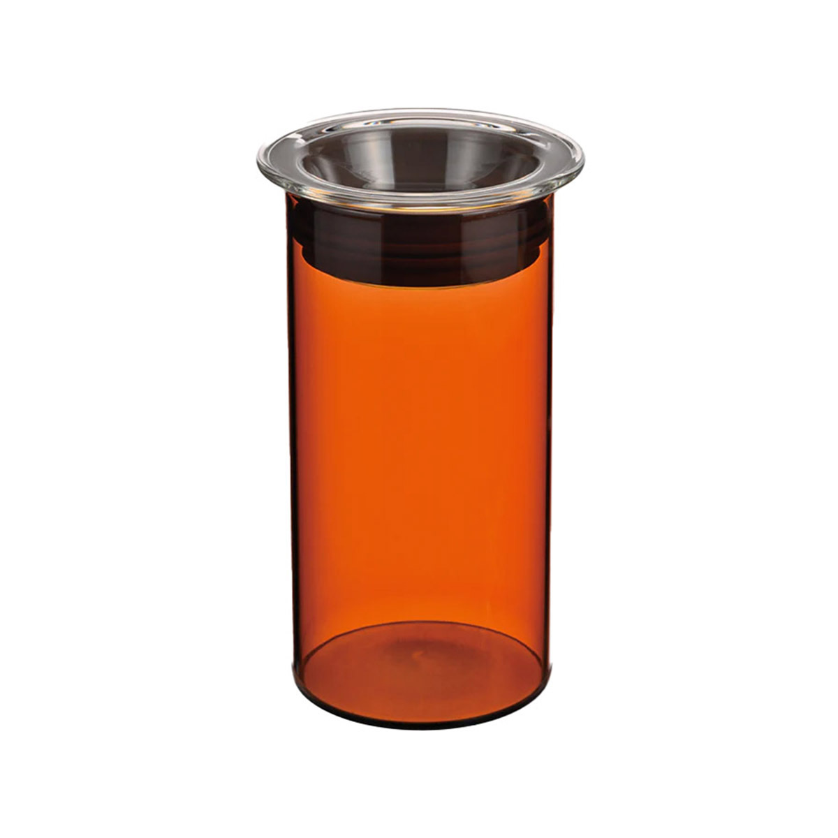 日本HARIO COLORS 400ml 玻璃罐 (琥珀色) -HCN-400-AB