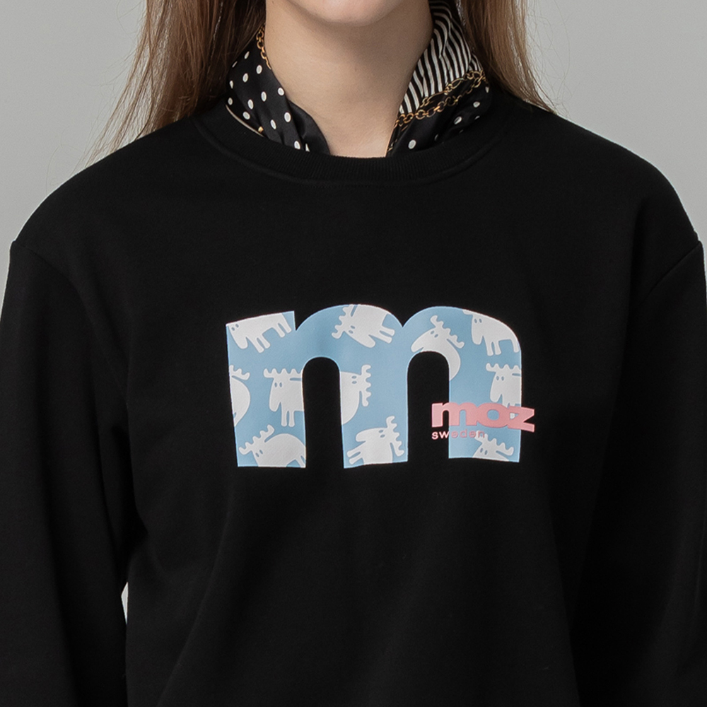 moz Sweden M word moose 100% cotton university T