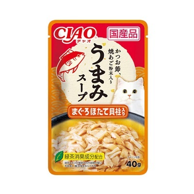 CIAO 軟包 吞拿魚+鰹魚+扇貝【原盒16包】