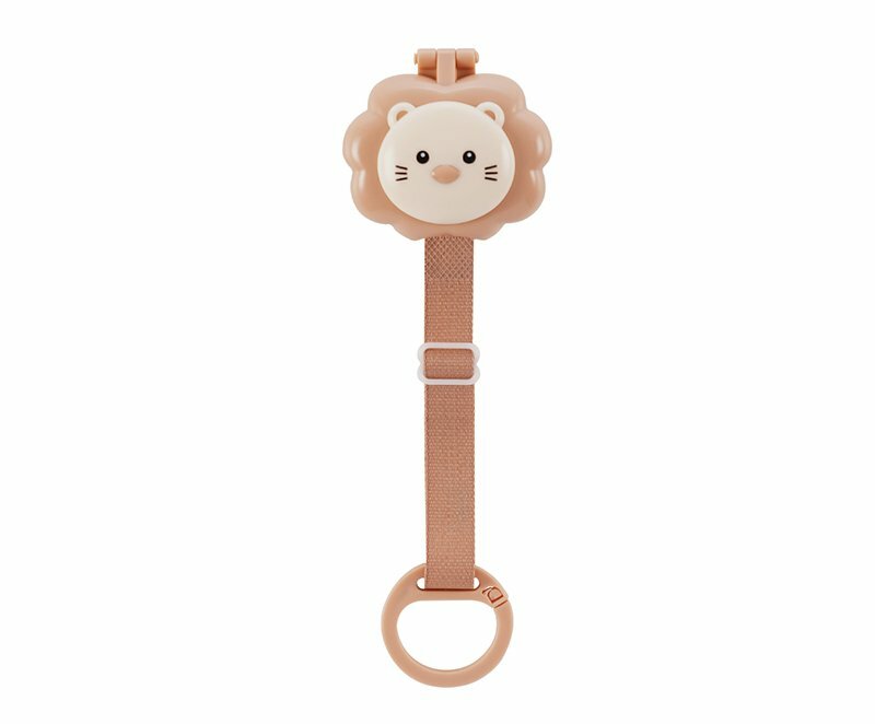 小獅王 小辛巴防塵奶嘴鍊-焦糖色