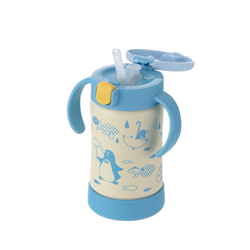 Richell 利其爾 不鏽鋼吸管保溫水杯300ml