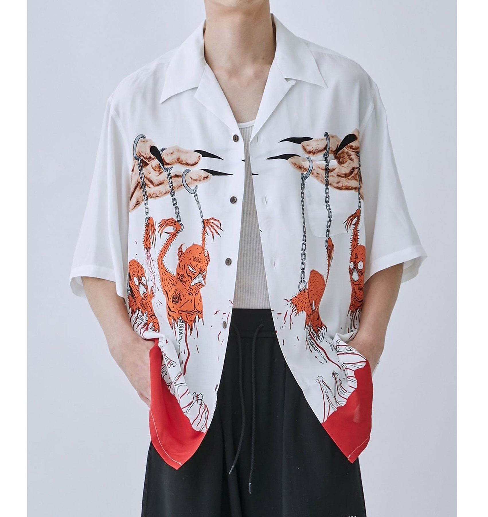 WACKO MARIA NECK FACE / HAWAIIAN SHIRT S/S (TYPE-2) - PRE ORDER ITEM (預訂中)