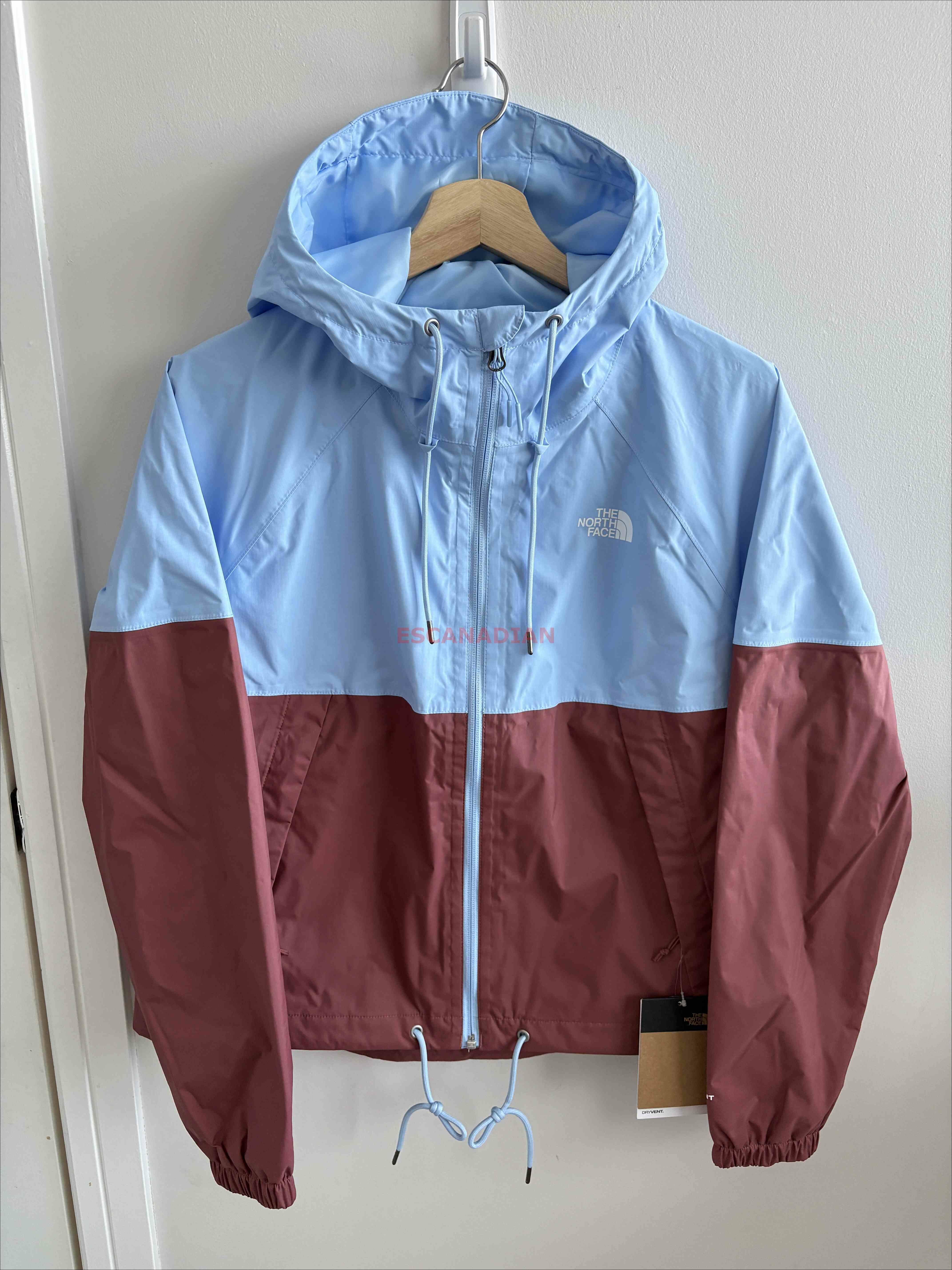 THE NORTH FACE 女大人 Antora 雙色 防水 防風 硬挺 內網眼 連帽 衝鋒衣