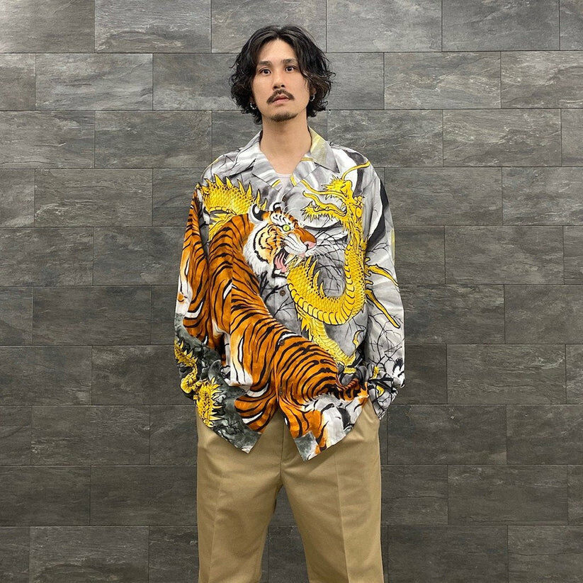 wacko maria tim lehi アロハシャツ 19ss TIM LEHI × WACKO MARIA アロハシャツ L