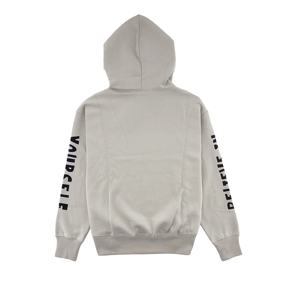 女款 -【ECO 愛地球系列】VISION 塗鴉連帽衛衣-灰色（117597-ES057）