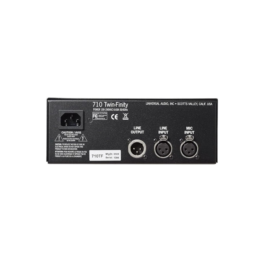 Universal Audio Universal Audio / 710 TF 混合麥克風前級放大器 <台灣代理公司貨> 第 2 張圖片｜三峽麥克風