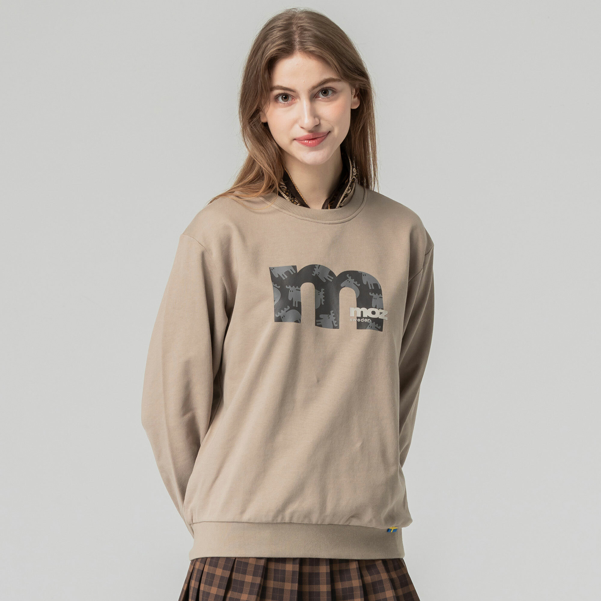 moz Sweden M word moose 100% cotton university T