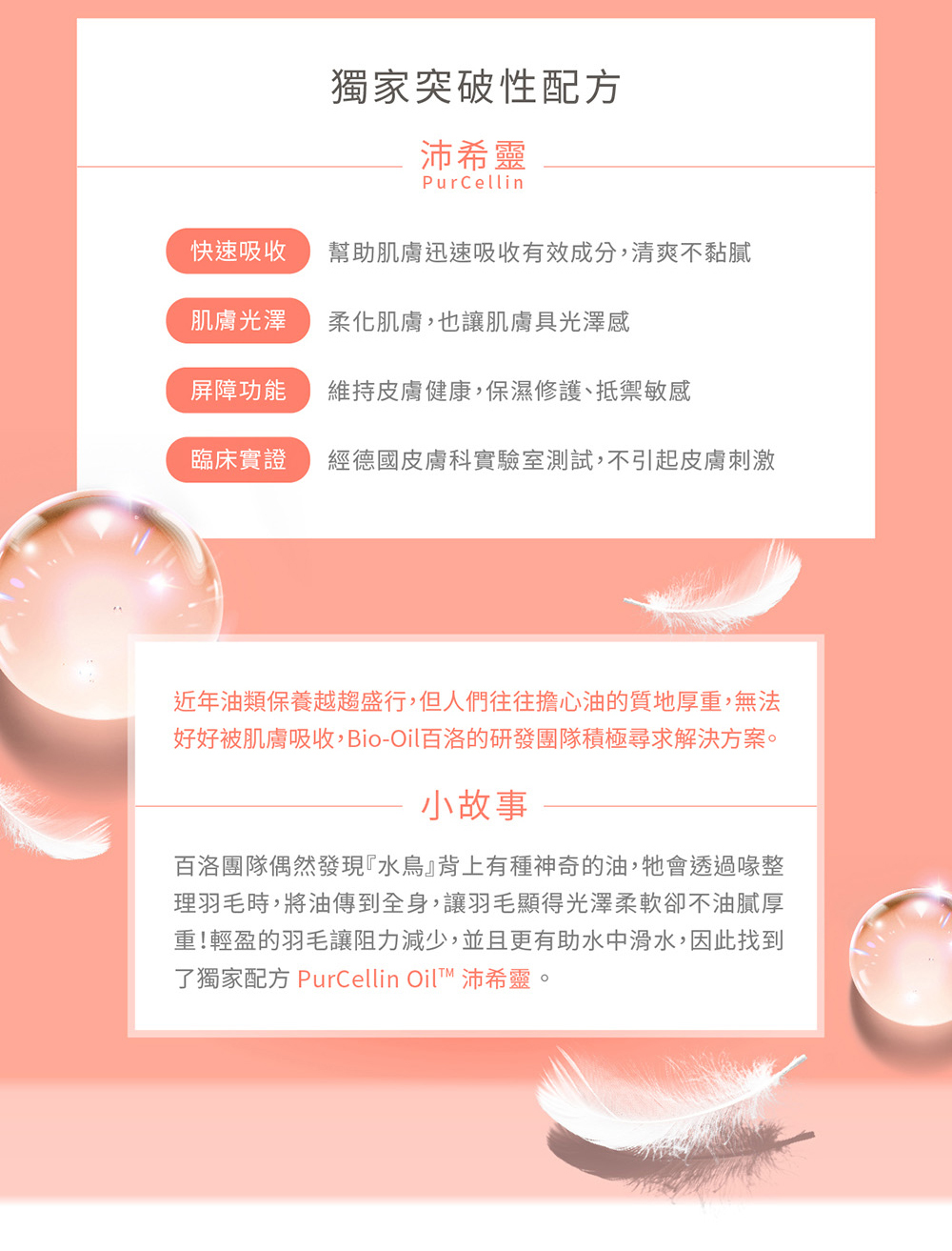 百洛專業護膚油快速吸收清爽不黏膩