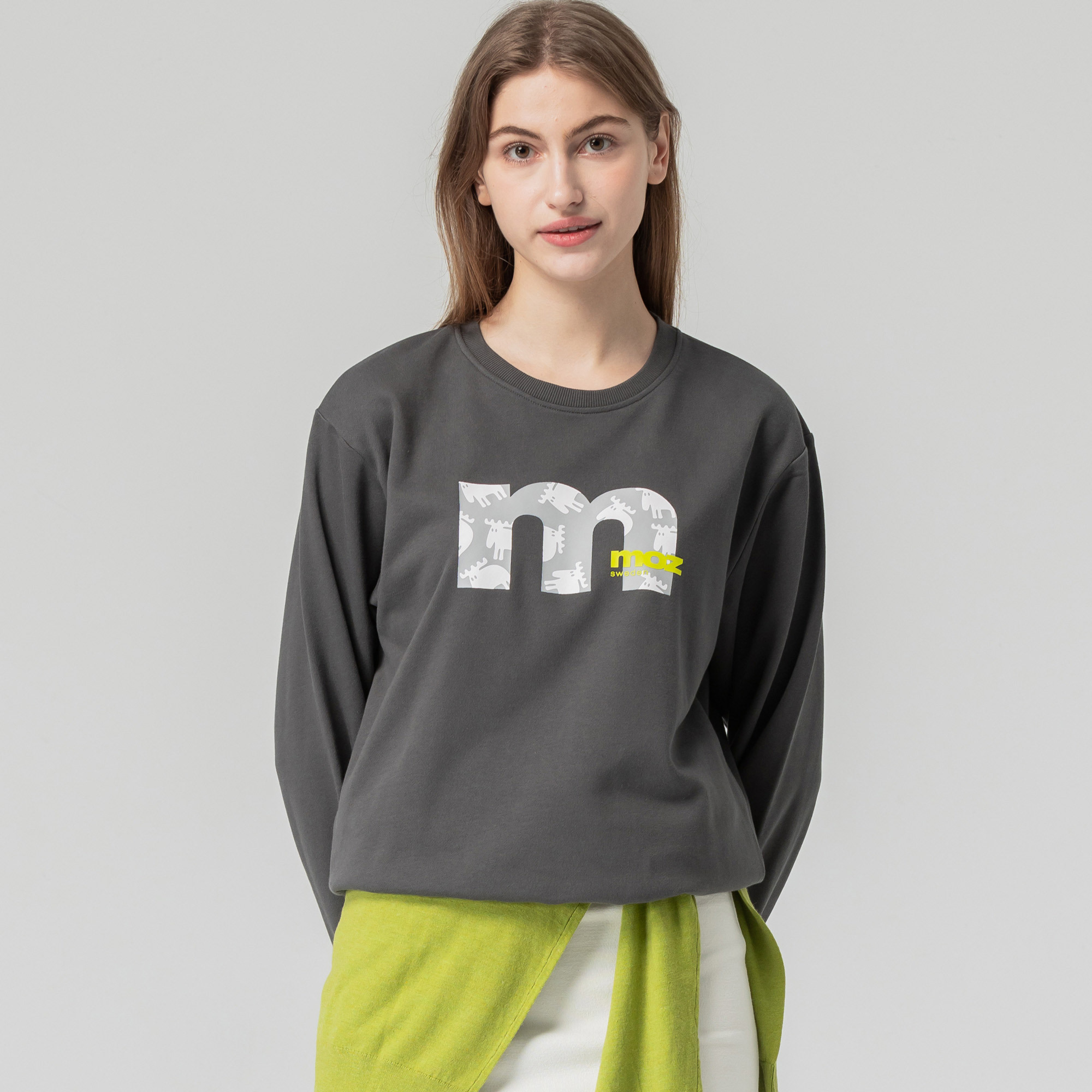 moz Sweden M word moose 100% cotton university T