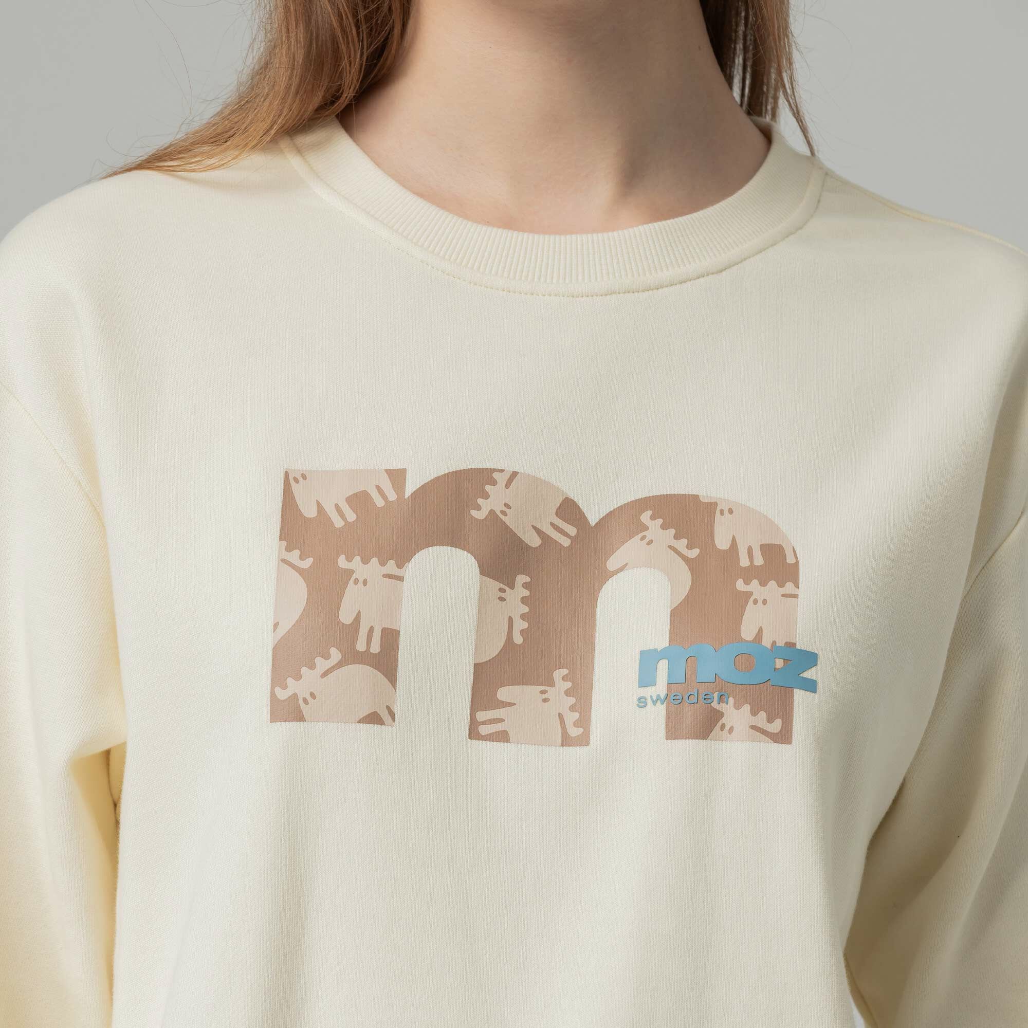 moz Sweden M word moose 100% cotton university T