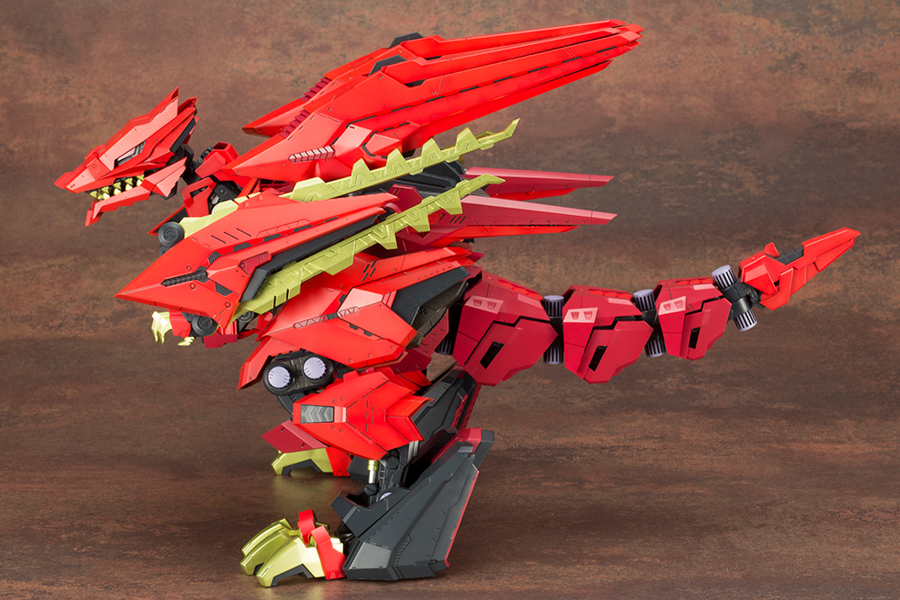 1/72 ZOIDS 洛伊德EZ-049 狂暴戰龍紅色疾風龍鬼壽屋限定組裝模型