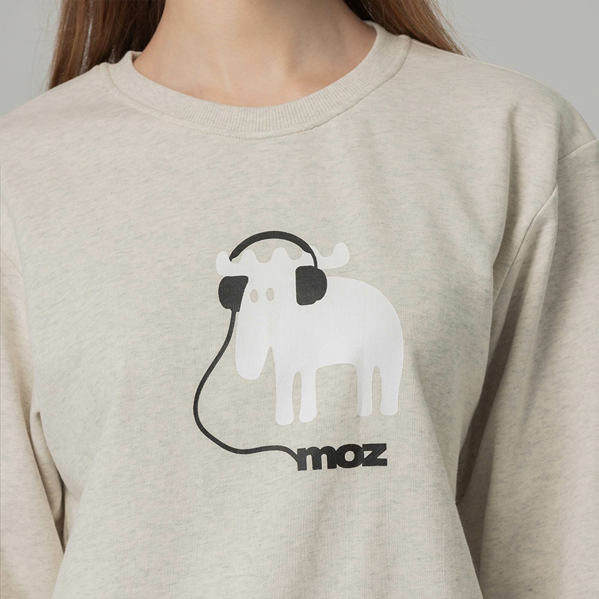 moz Sweden B-BOY moose 100% cotton university T