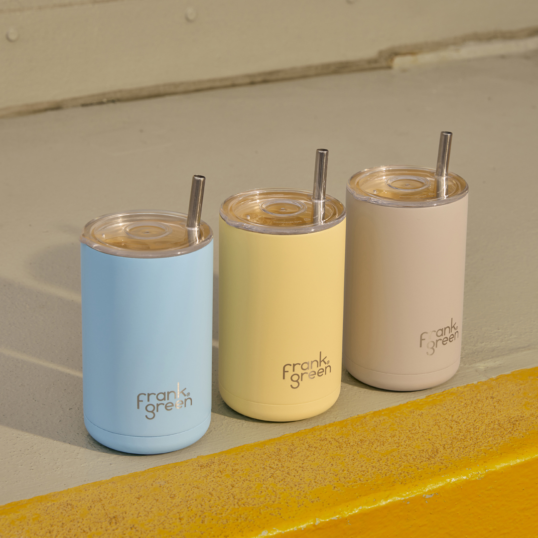 Iced Coffee Cup with Straw - Sky Blue - 15oz / 425ml| FRANK GREEN