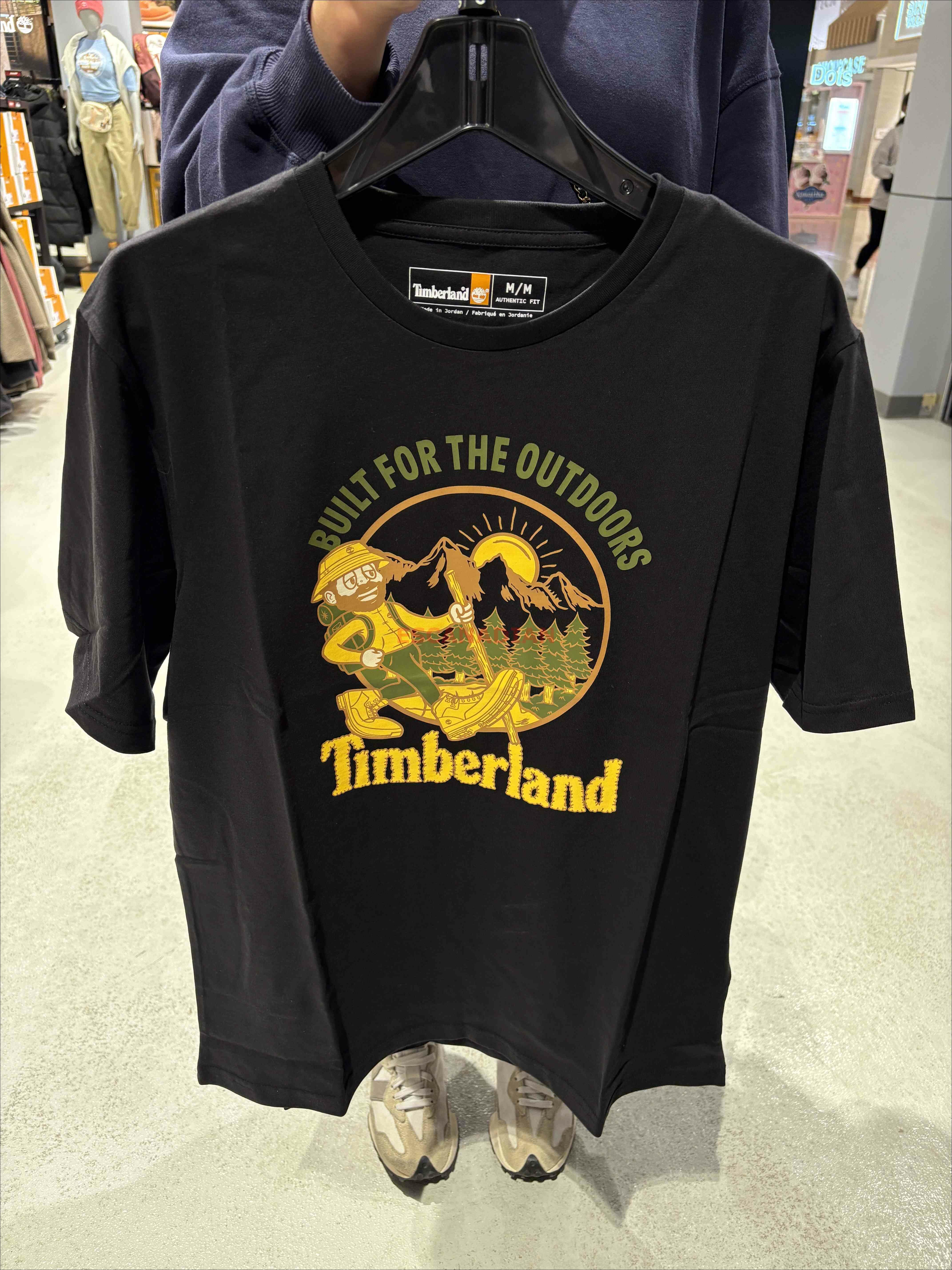 Timberland 大人 戶外登山圖案 短TEE