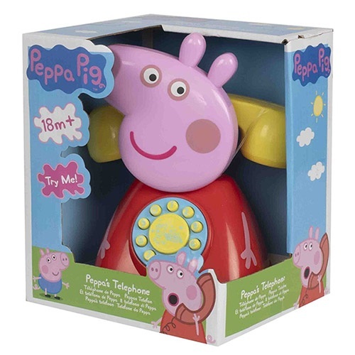 《 Peppa Pig 佩佩豬 》佩佩造型電話筒