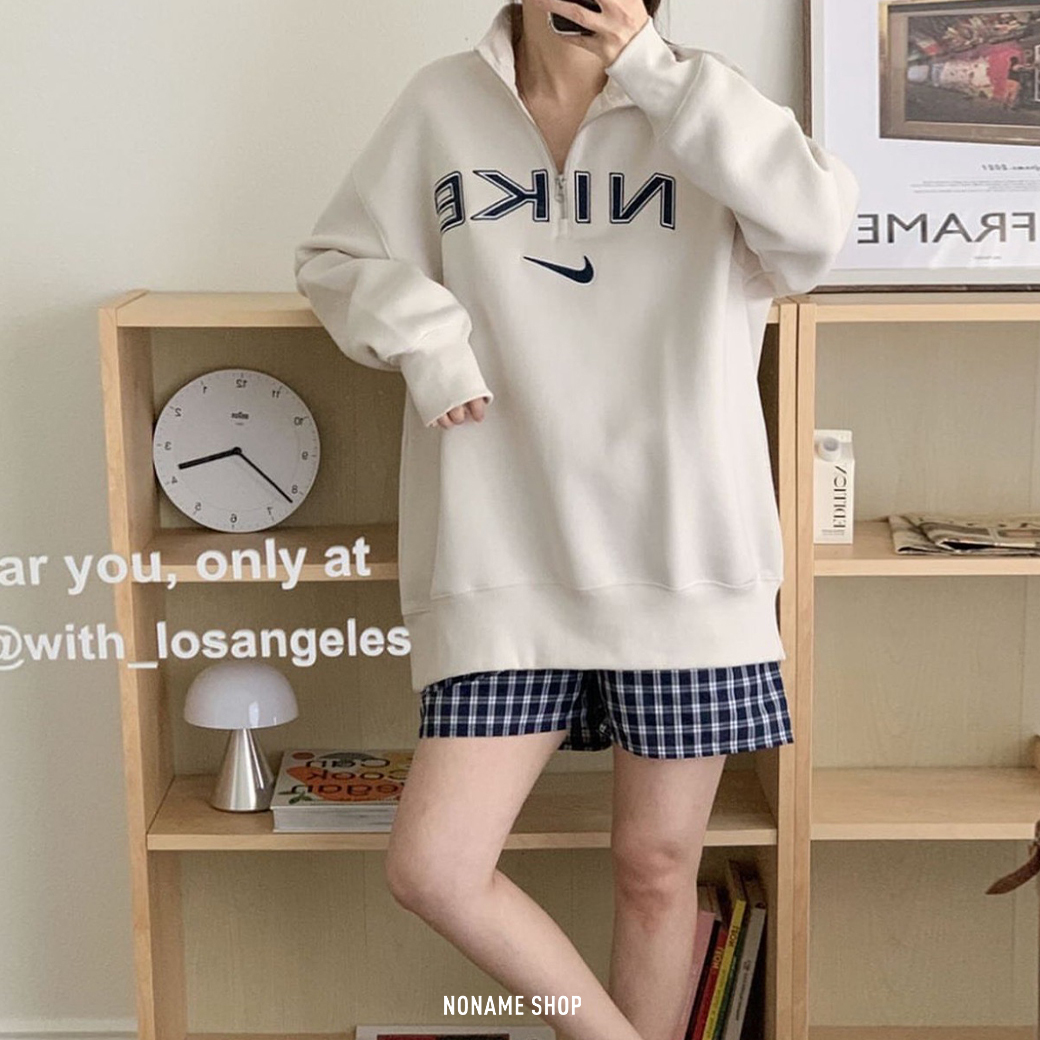 NIKE SPORTSWEAR PHOENIX FLEECE 字母 LOGO 半開襟 長袖 兩色 (女款)