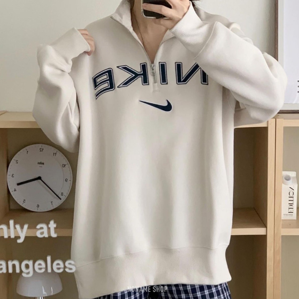 NIKE SPORTSWEAR PHOENIX FLEECE 字母 LOGO 半開襟 長袖 兩色 (女款)