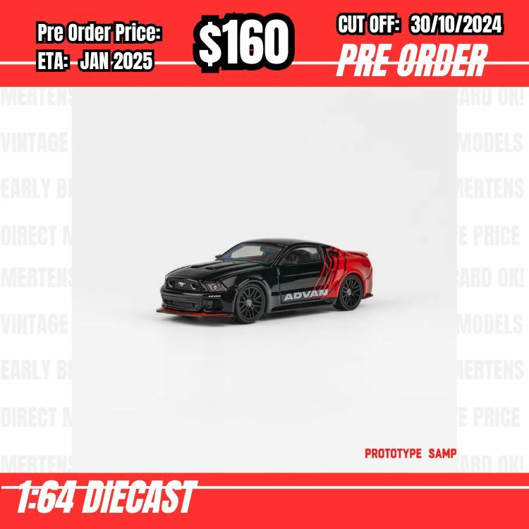 PO-$160 * GDO Hunter * 1:64 2014 Mustang GT Advan [OD24/10]