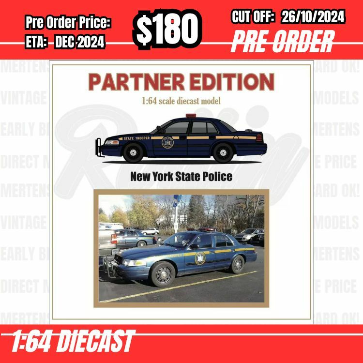 PO-$180 * Rollin * 1:64 Crown Victoria CV EN114 NYSP [OD24/10]