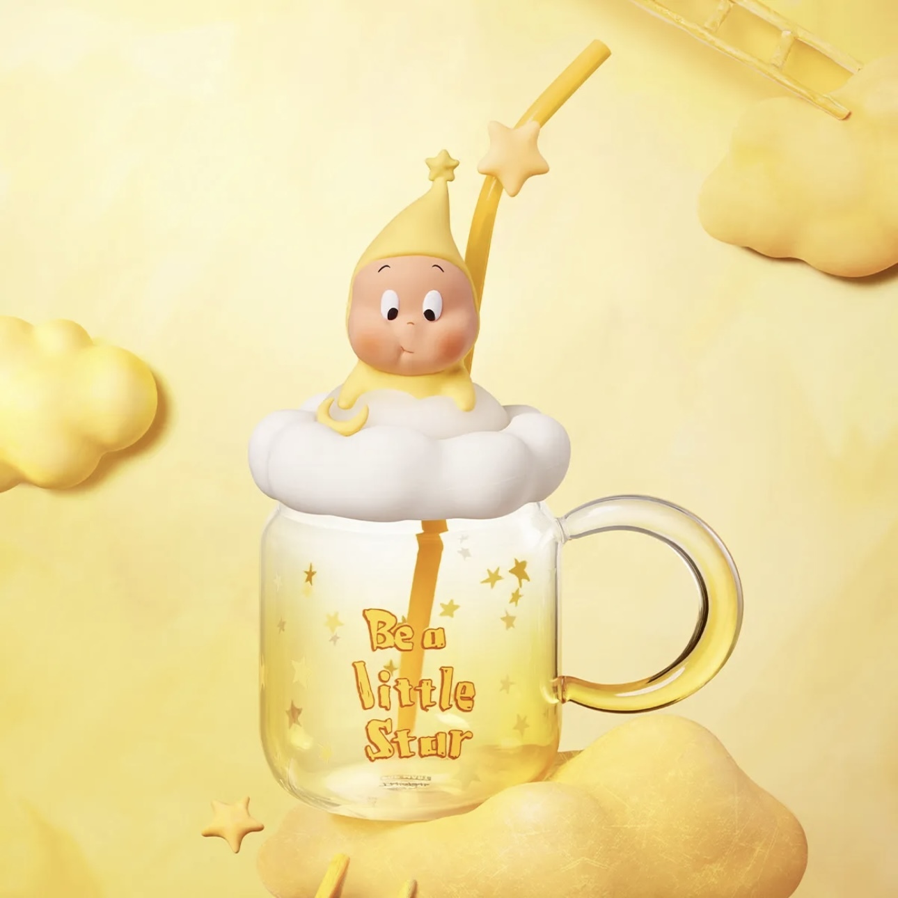 POPMART泡泡瑪特 我們都是星星人 吸管杯