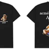 [S] ADLV BEACH BEAR SHORT SLEEVE T-SHIRT,BLACK, 24FW-TP-SS-EX-BCS-BLK (SAV350)