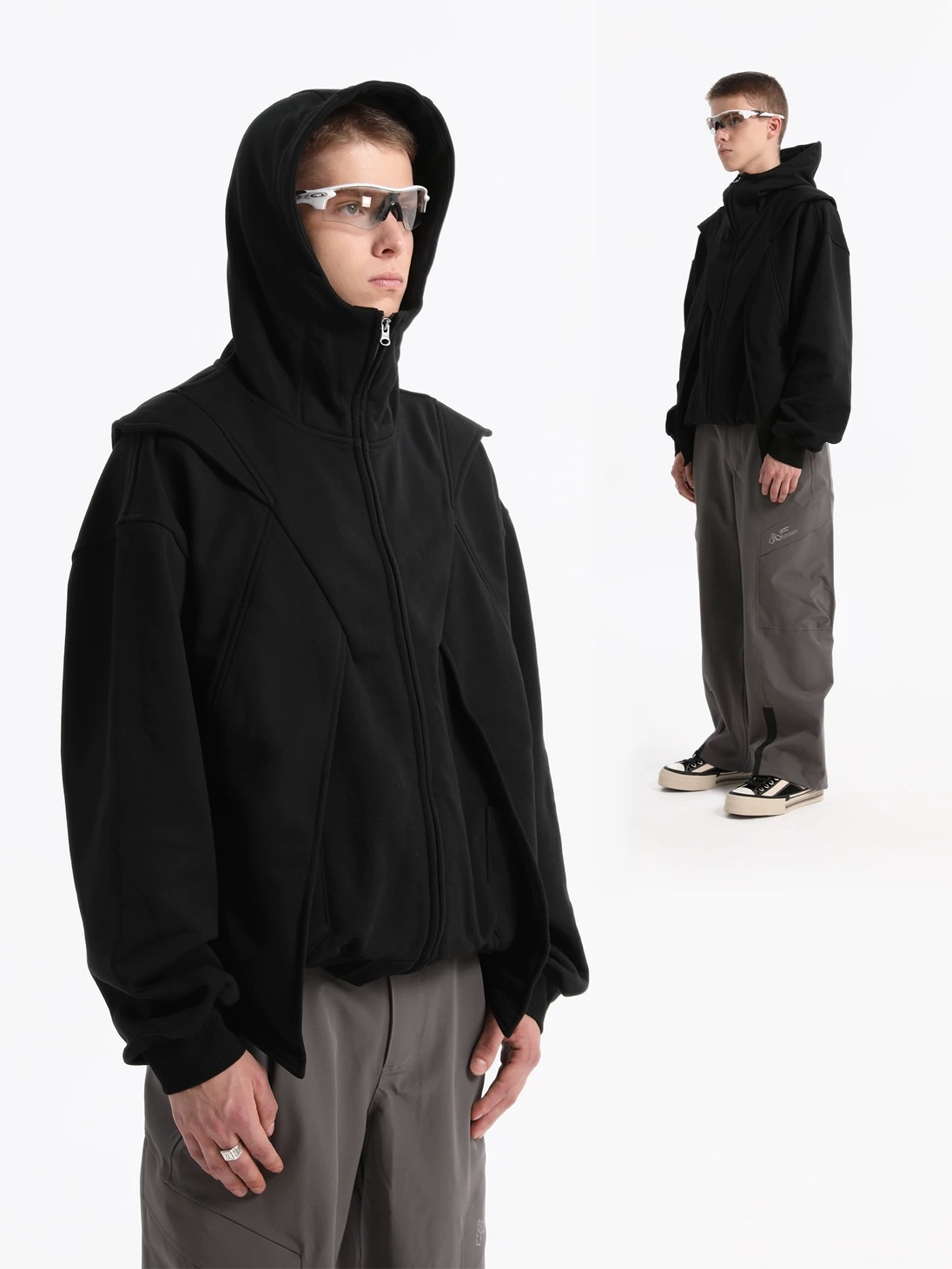 WHYWORKS 機能先鋒赤翼活頁連帽衛衣