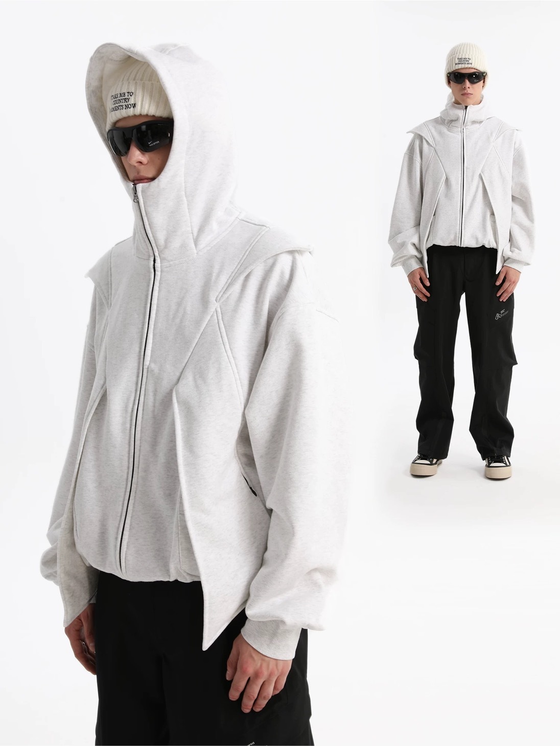 WHYWORKS 機能先鋒赤翼活頁連帽衛衣